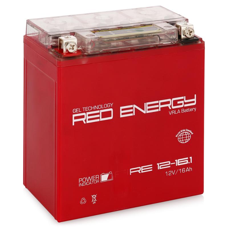 батарея Red Energy RE 1216.1 (YTX16-BS, YB16B-A) (RE 1216.1)                        16ah 12V - купить в Нижнем Новгороде